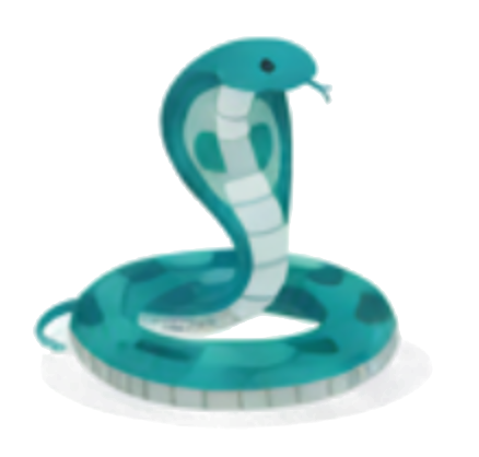 Ilustração de uma Cobra